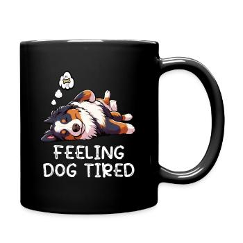 Feeling Dog Tired Appenzeller Sennenhund Senne - Tasse einfarbig - Schwarz - Rechts