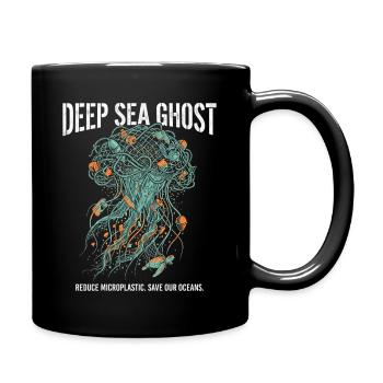 Deep Sea Plastic - Full Colour Mug - black - Right