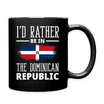 Drapeau de la République dominicaine Dom Rep Pride - Mug uni - noir - Droite