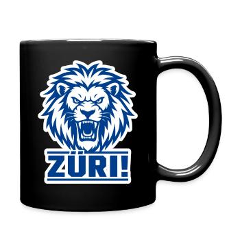 Zurich Lion - Full Colour Mug - black - Right