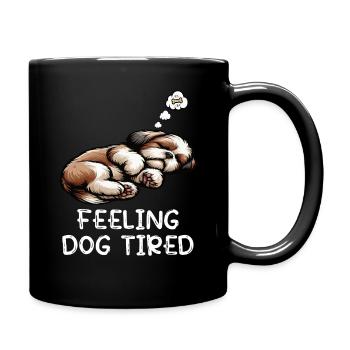 Se sentir fatigué Shih tzu Shih tzus Shih tzu Hund - Mug uni - noir - Droite