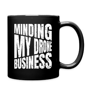 J’en ai assez, je vais piloter un drone - Mug uni - noir - Droite