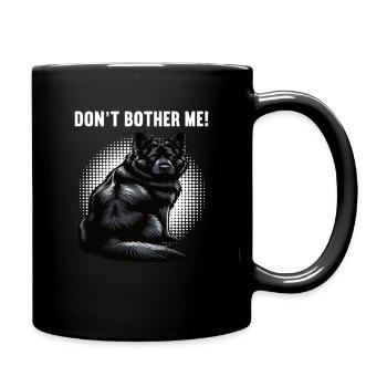 Ne me dérange pas, berger noir Berger - Mug uni - noir - Droite