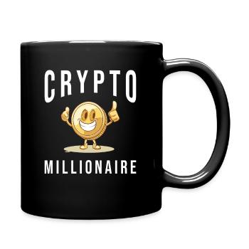Crypto Investing Bitcoin Trader Chart - Full Colour Mug - black - Right
