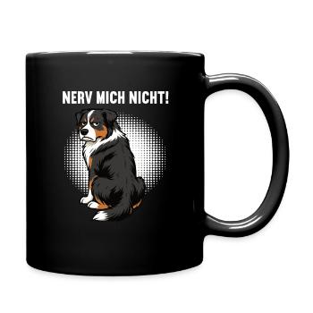 Nerv Mich Nicht Australian Shepherd Aussie Aussies - Tasse einfarbig - Schwarz - Rechts
