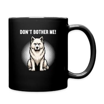 Ne me dérange pas, Berger Blanc - Mug uni - noir - Droite