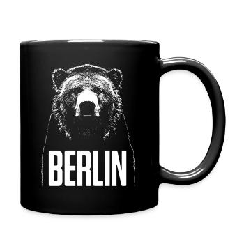  Berlin Bär - Tasse einfarbig - Schwarz - Rechts