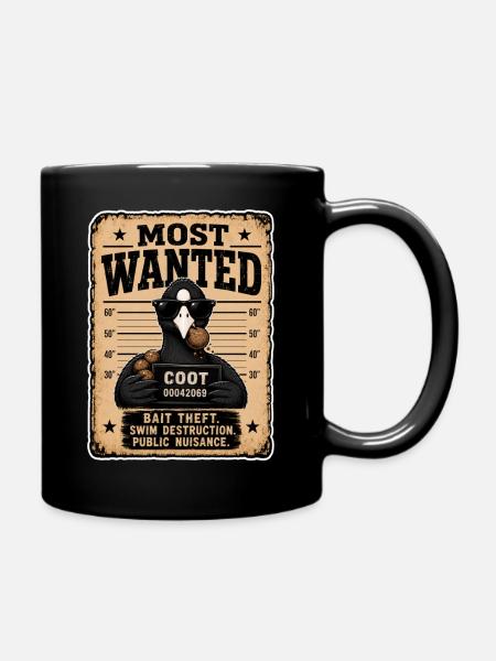 Meistgesuchter witziger Karpfenfisch - Tasse einfarbig - Schwarz