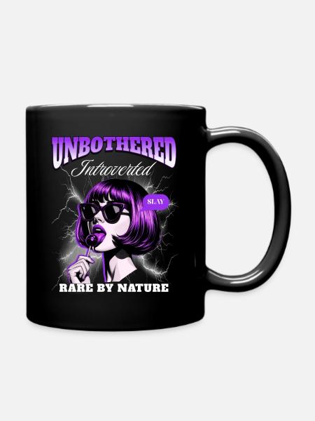 Introverti indifférent - Mug uni - noir