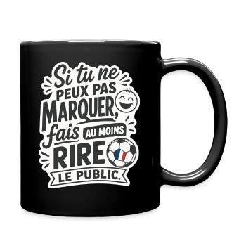 Humour du Foot - Tasse einfarbig - Schwarz - Rechts
