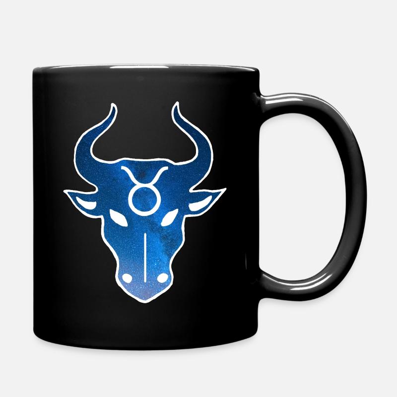 Taureau et univers - Mug uni - noir