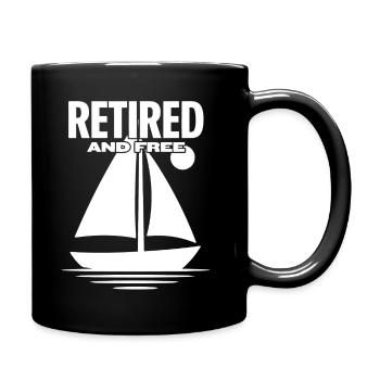 Retraite du voilier Freedom - Mug uni - noir - Droite