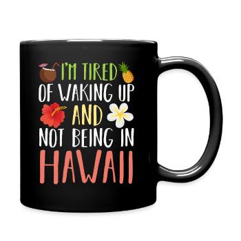 Hawaii - Full Colour Mug - black - Right