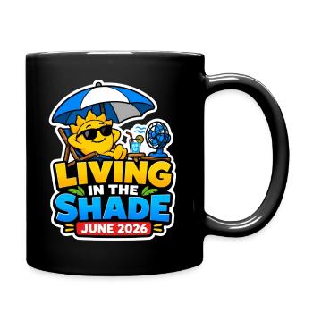 Vague de chaleur 2026 | Vivre à l’ombre - Mug uni - noir - Droite