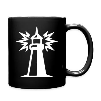 Icône du Phare - Mug uni - noir - Droite