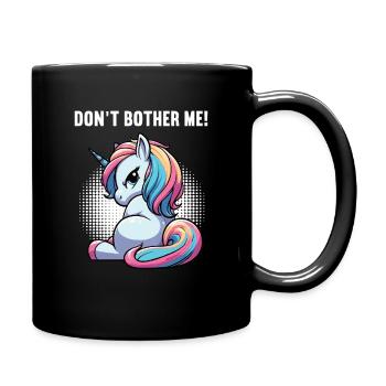 Ne me dérange pas, unicornes licornes fan de licornes - Mug uni - noir - Droite