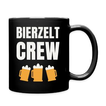 Bierzelt Crew Volksfest Festzelt Maß Partnerlook - Tasse einfarbig - Schwarz - Rechts