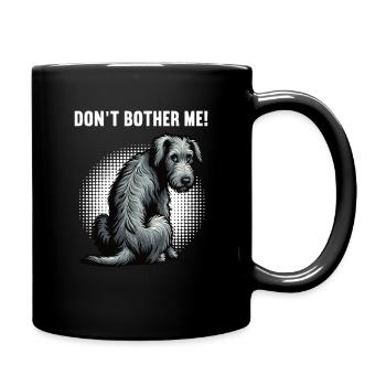 Don't Bother Me Irish Wolfhound Wolfhound Owner - Full Colour Mug - black - Right