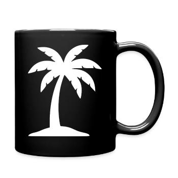Cadeau de voyage en mer pour vacances d’été à la plage à Palm Tree - Mug uni - noir - Droite
