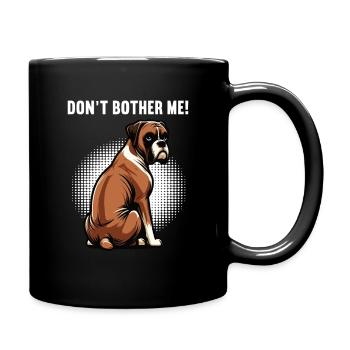 Ne m’embête pas Boxer Holder Boxer Propriétaire de boxer - Mug uni - noir - Droite