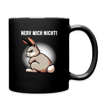 Annoy Me Not Rabbit Bunny Bunny Long Eared - Full Colour Mug - black - Right