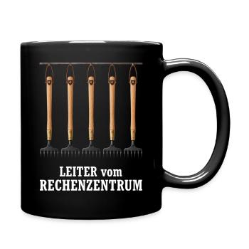 Leiter vom Rechenzentrum Gartenoutfit Gartenarbeit - Tasse einfarbig - Schwarz - Rechts