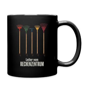 Leiter vom Rechenzentrum Gartenoutfit Gartenarbeit - Tasse einfarbig - Schwarz - Rechts
