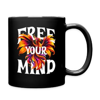 Phoenix Free Your Mind - Full Colour Mug - black - Right
