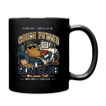 Couch Potato Running Club - Full Colour Mug - black - Right