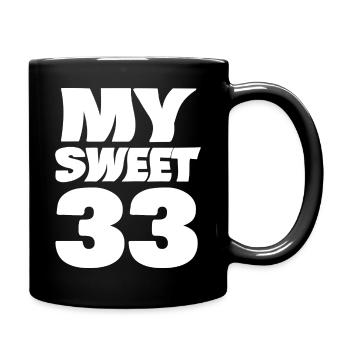33 - Mug uni - noir - Droite
