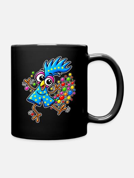 Peppino Konfetti - Tasse einfarbig - Schwarz