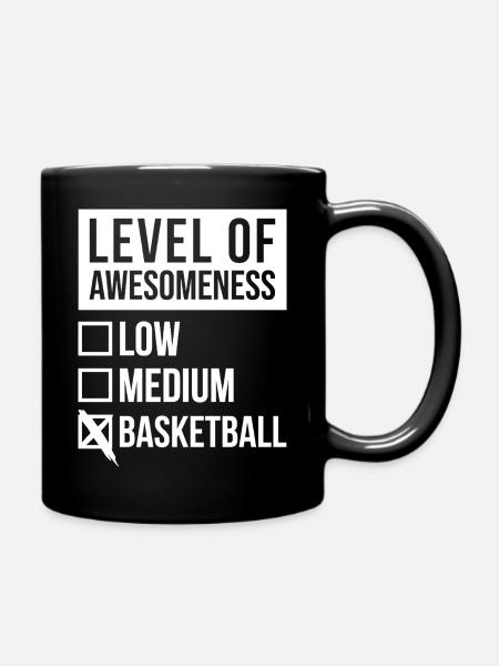 Basketball Basketball Basketball - Tasse einfarbig - Schwarz