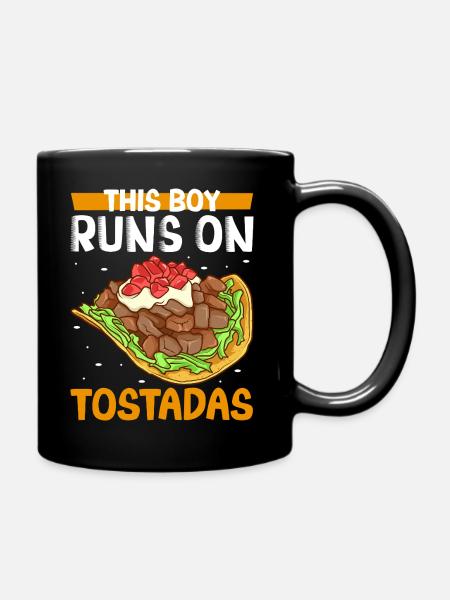 Männer lieben Tostadas - Tasse einfarbig - Schwarz