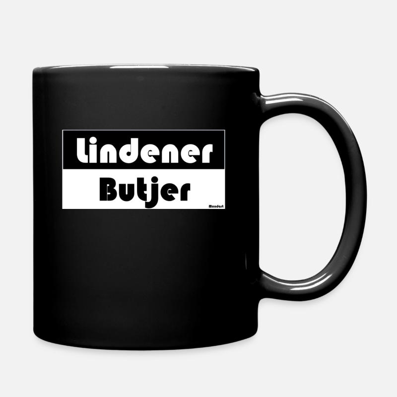 Lindener Butjer - Tasse einfarbig - Schwarz