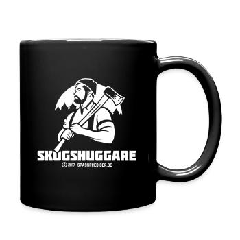 Skogshuggare Sverige T Shirt Design - Tasse einfarbig - Schwarz - Rechts