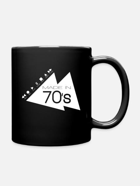 Fabriqué dans les années 70 _blanc_ - Mug uni - noir