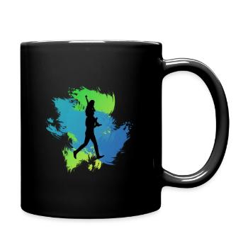 Père et fille - Mug uni - noir - Droite