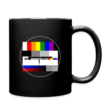 Image de test PRIDE Arc-en-ciel - Mug uni - noir - Droite