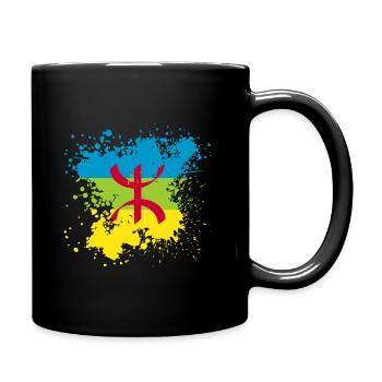 Amazigh - Tasse einfarbig - Schwarz - Rechts