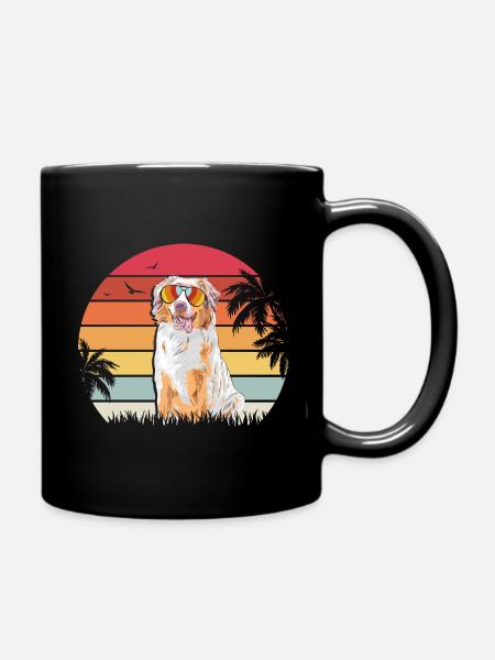 Aussie Australian Shepherd - Tasse einfarbig - Schwarz