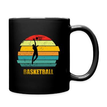 Basketball - Full Colour Mug - black - Right