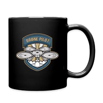 Drone Drone Pilote Drones quadcopter drone - Mug uni - noir - Droite