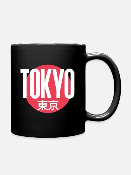 Tokyo - Tasse einfarbig - Schwarz