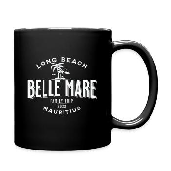 Mauritius Belle Mare Familienausflug - Tasse einfarbig - Schwarz - Rechts