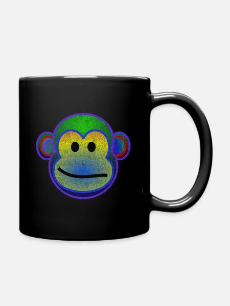 Funky monkey - Tasse einfarbig - Schwarz