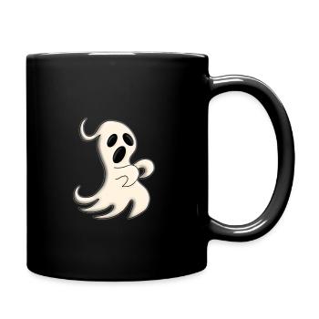 GESPENST - HALLOWEEN - GEIST - Tasse einfarbig - Schwarz - Rechts
