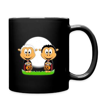 SCHAFE - HALLOWEEN - SÜßES ODER SAURES TOUR - Tasse einfarbig - Schwarz - Rechts