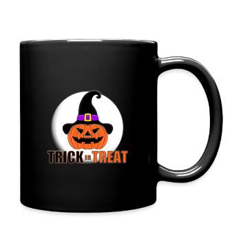 HALLOWEEN - KÜRBIS - TRICK OR TREAT - Tasse einfarbig - Schwarz - Rechts