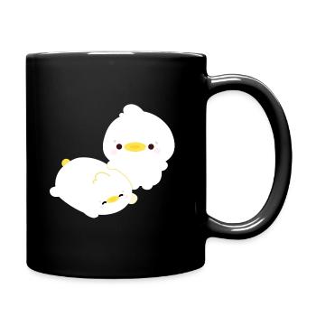 Duck Couple - Full Colour Mug - black - Right