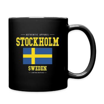 Stockholm - Mug uni - noir - Droite